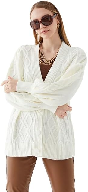 Brushed Grandpa Cardigan